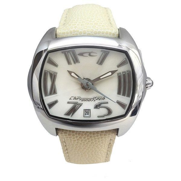 Chronotech Silberfarbene Unisex-Uhr