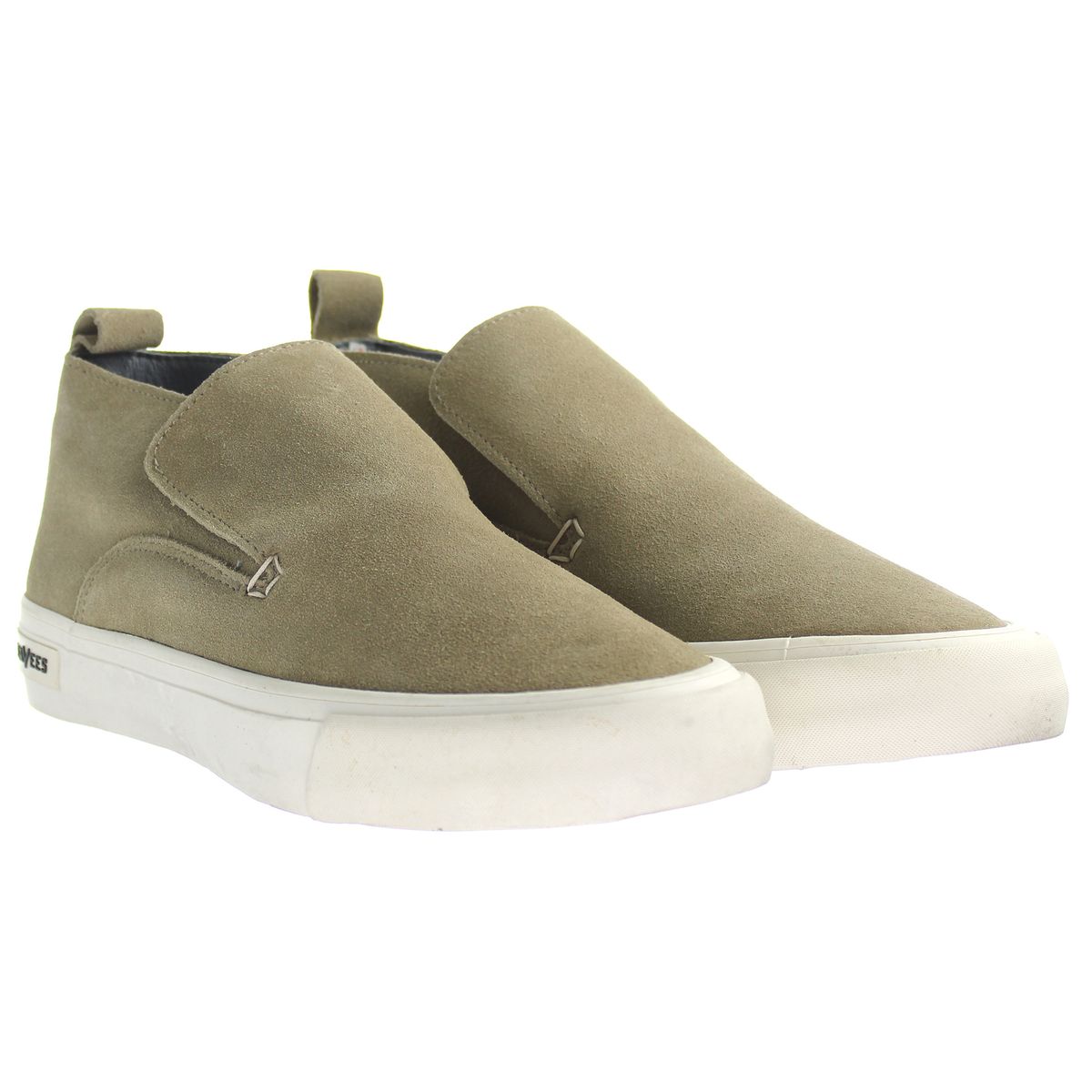 Mittelhohe Slip-On-Sneaker aus Wildleder