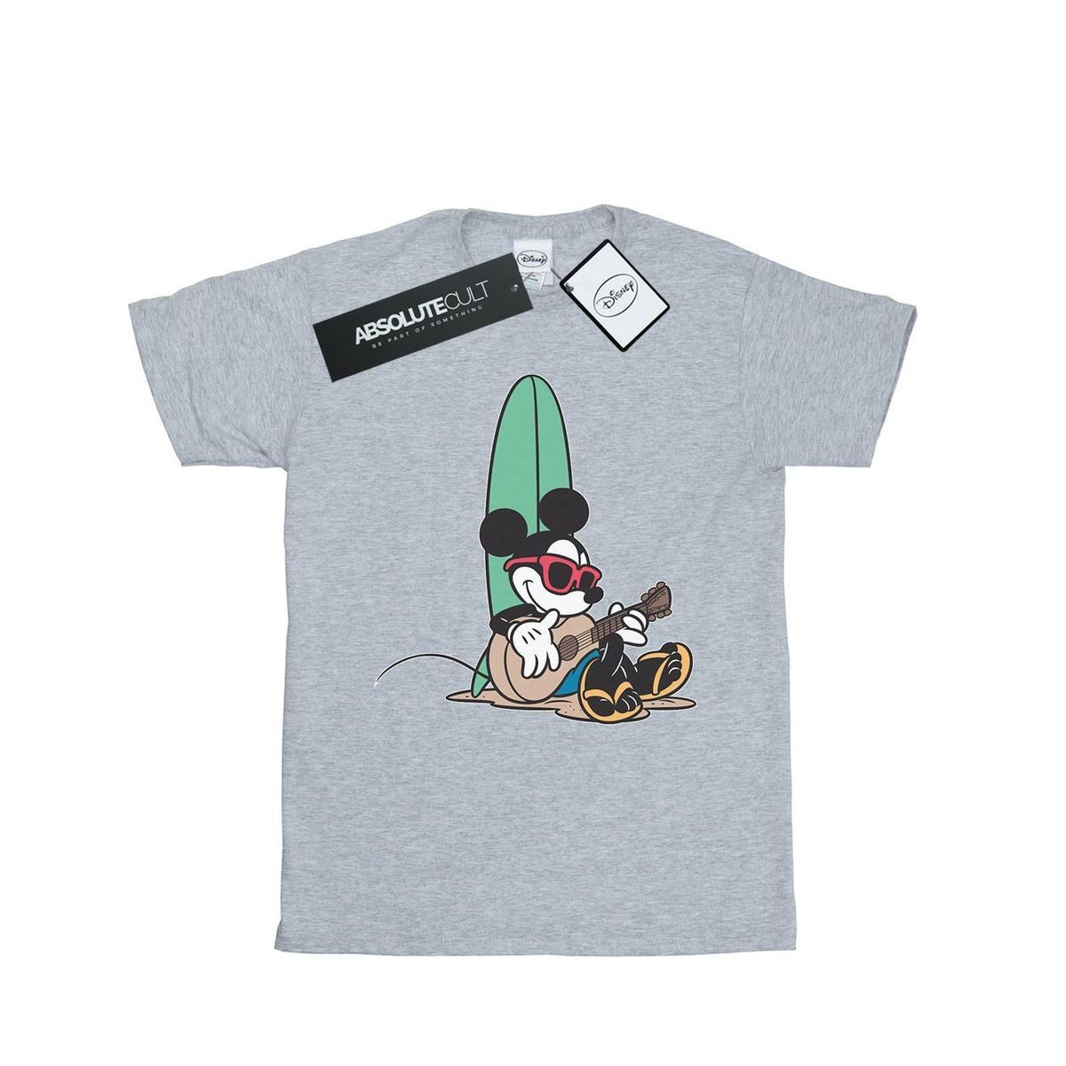 Mickey Mouse Surfbrett Grafik T-Shirt