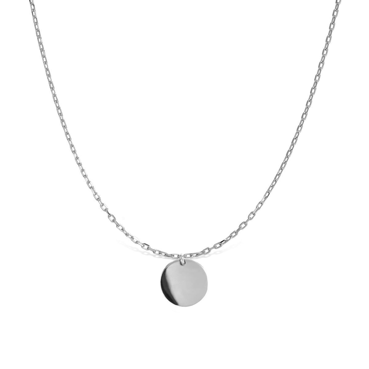 Minimalistische Silberkette mit Anhänger