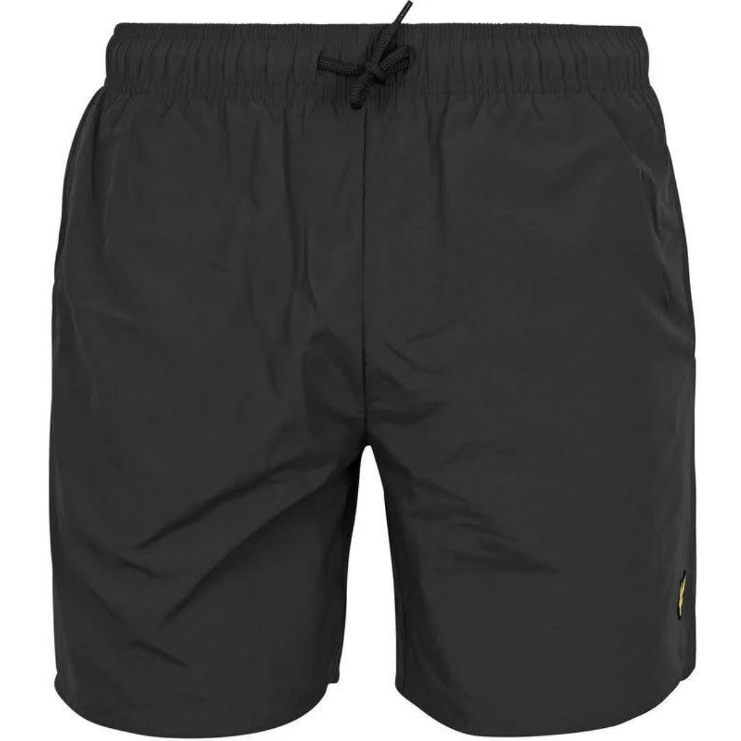 Herren Badeshorts einfarbig mit Kordelzug