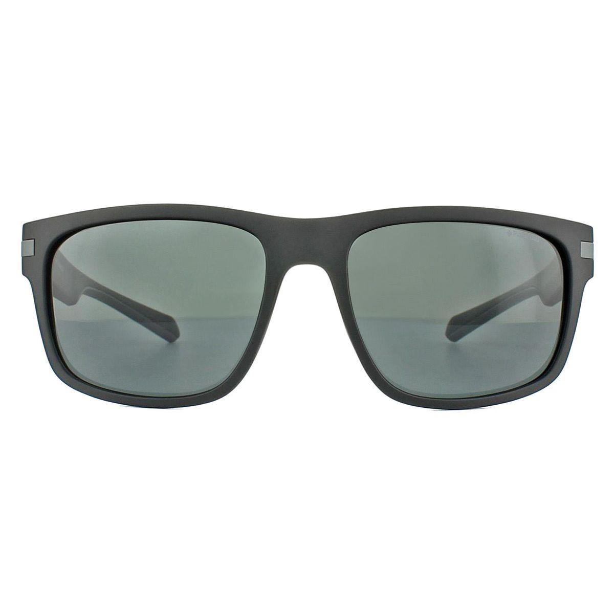 Polarisierte Sonnenbrille mit eckigem Rahmen