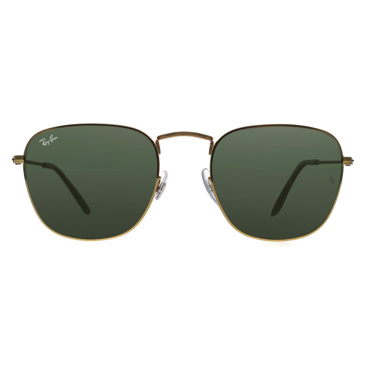Quadratische Sonnenbrille mit Metallrahmen