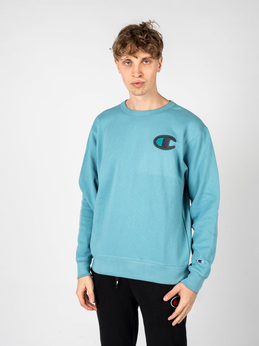 Klassisches Sweatshirt mit strukturiertem Logo