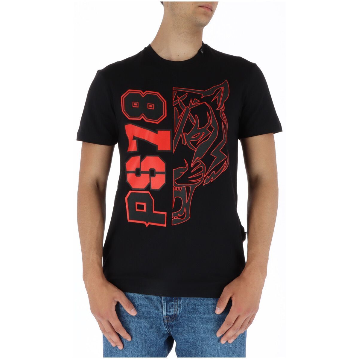 Baumwoll-T-Shirt mit Grafikprint