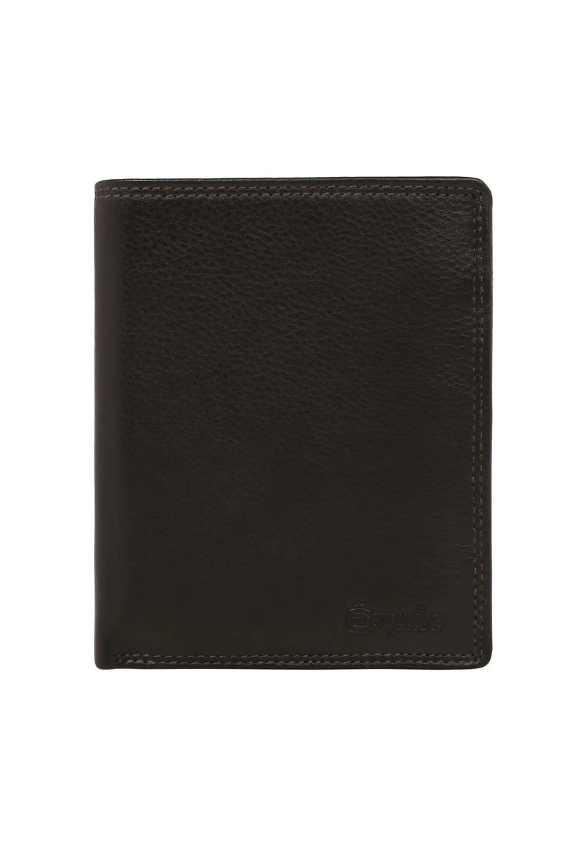 Esquire Geldbörse, Leder, Hochformat, uni, für Herren, braun