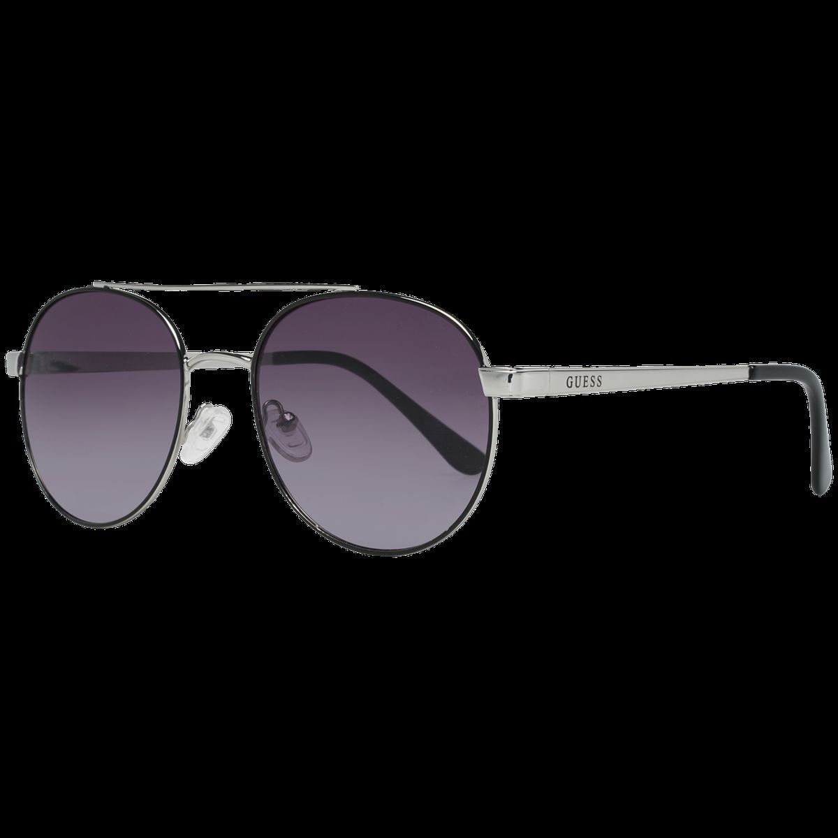 Silberne Metallrahmen Pilotenbrille