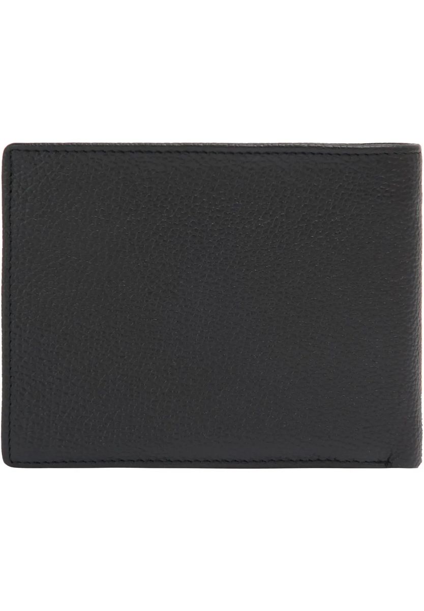 Klassische Bifold-Geldbörse aus genarbtem Leder