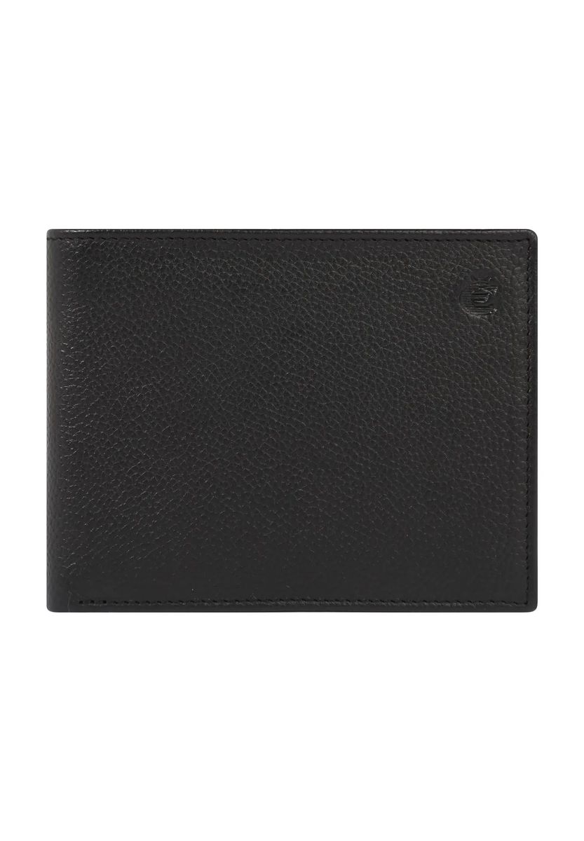 Klassische Leder-Brieftasche mit Narbung
