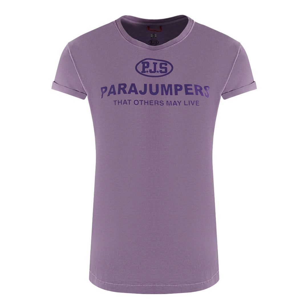 Klassisches T-Shirt mit Rundhalsausschnitt und Logo