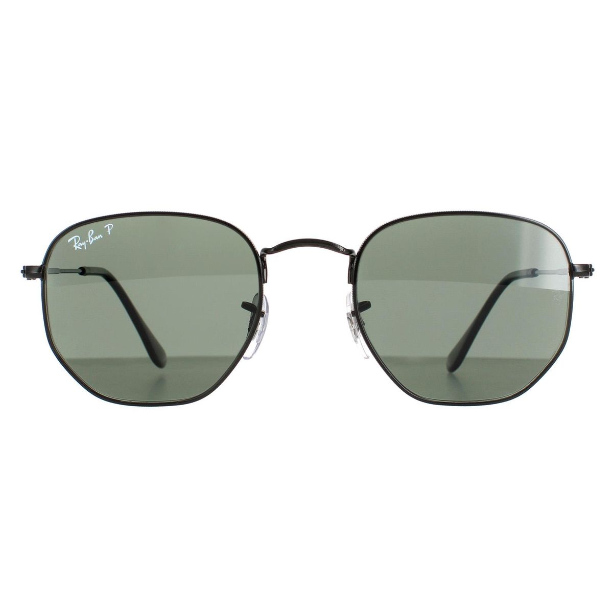 Sechseckige Sonnenbrille mit polarisierten Gläsern