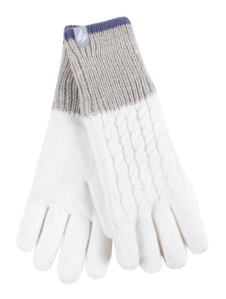 Heat Holders - Damen Thermohandschuhe für den Winter im Kisdon Style - Creme