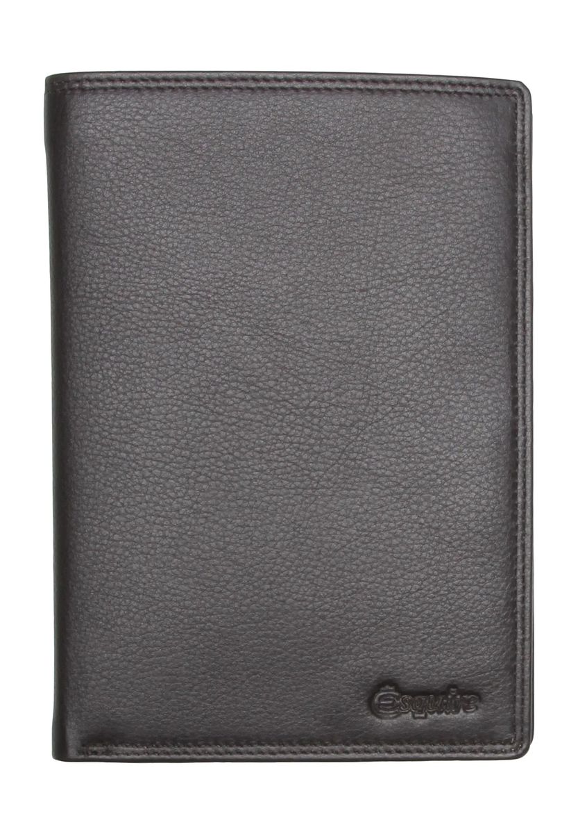 Esquire Geldbörse "Duo", Hochformat, uni, für Herren, braun
