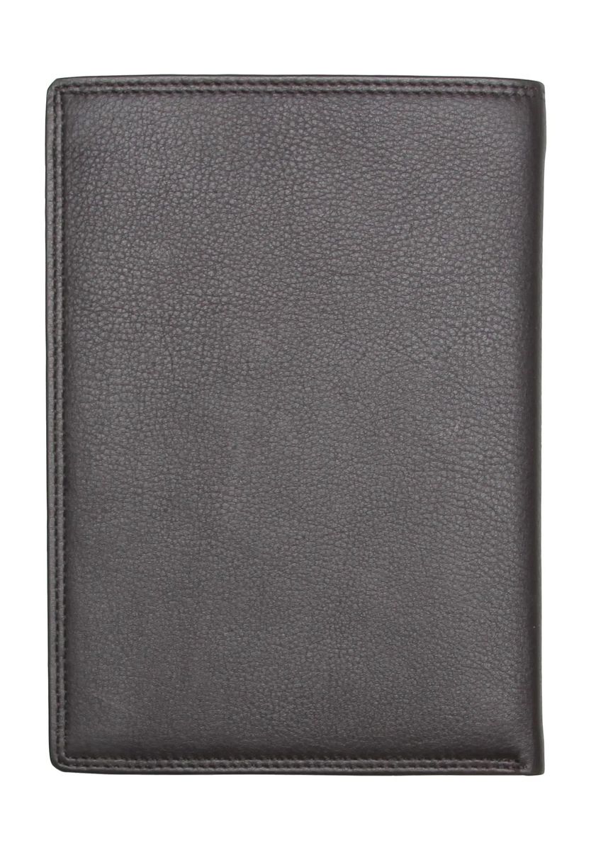 Esquire Geldbörse "Duo", Hochformat, uni, für Herren, braun