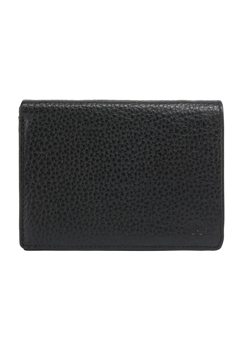 Bifold-Geldbörse aus genarbtem Leder