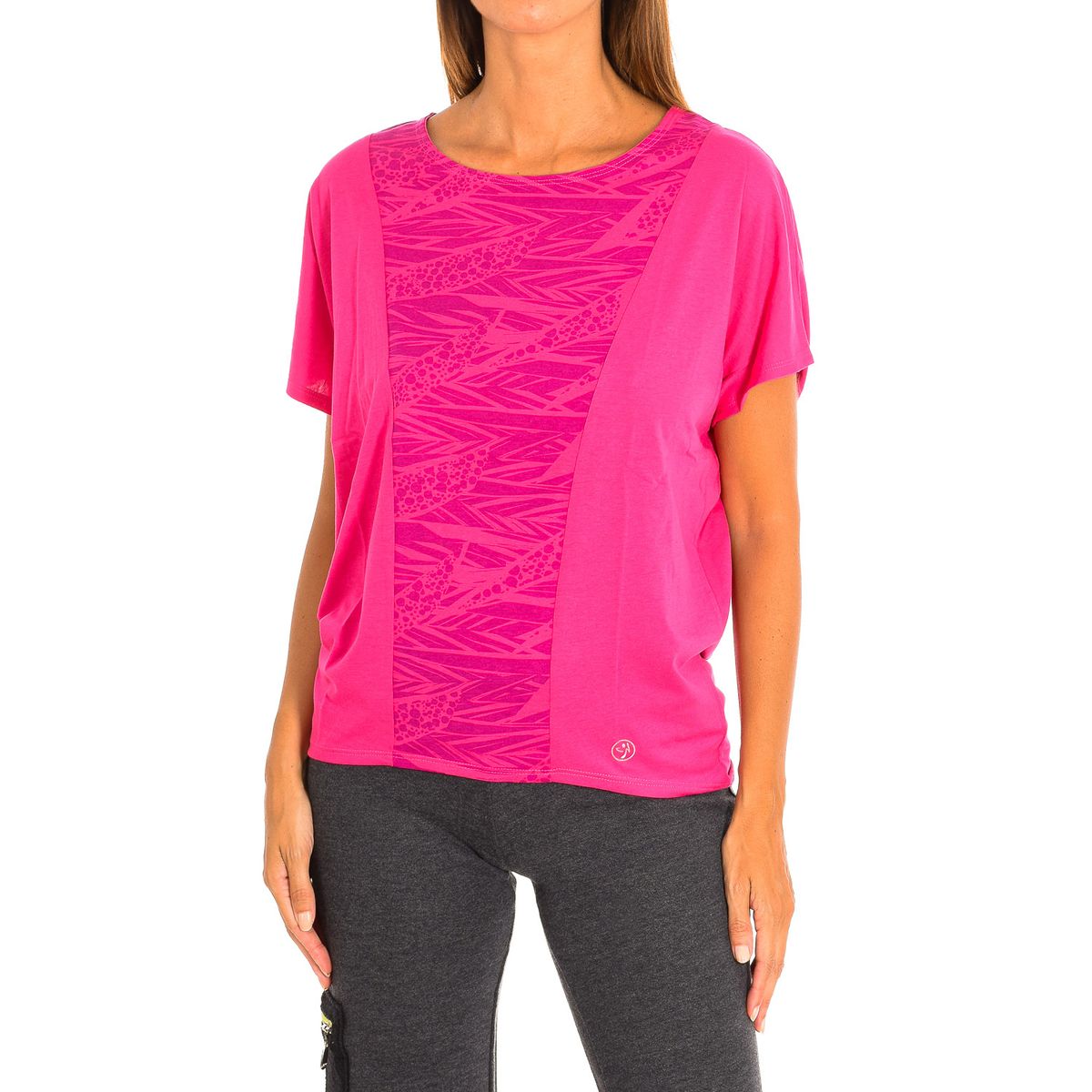 Damen Kurzarm Zumba T-Shirt
