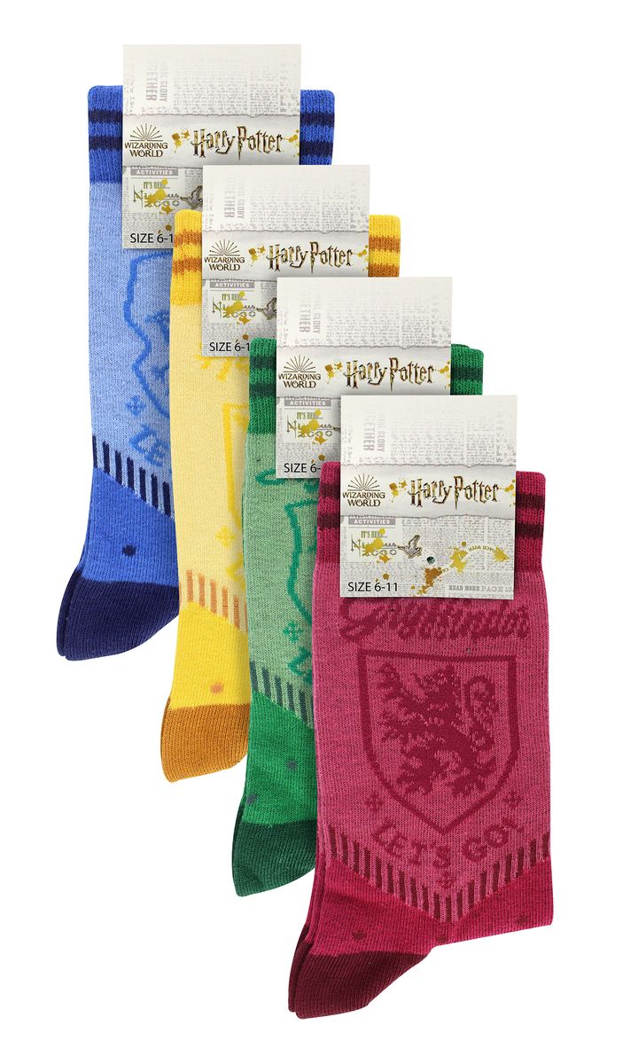 Hogwarts-Wappen Crew-Mehrpack mit Motiven