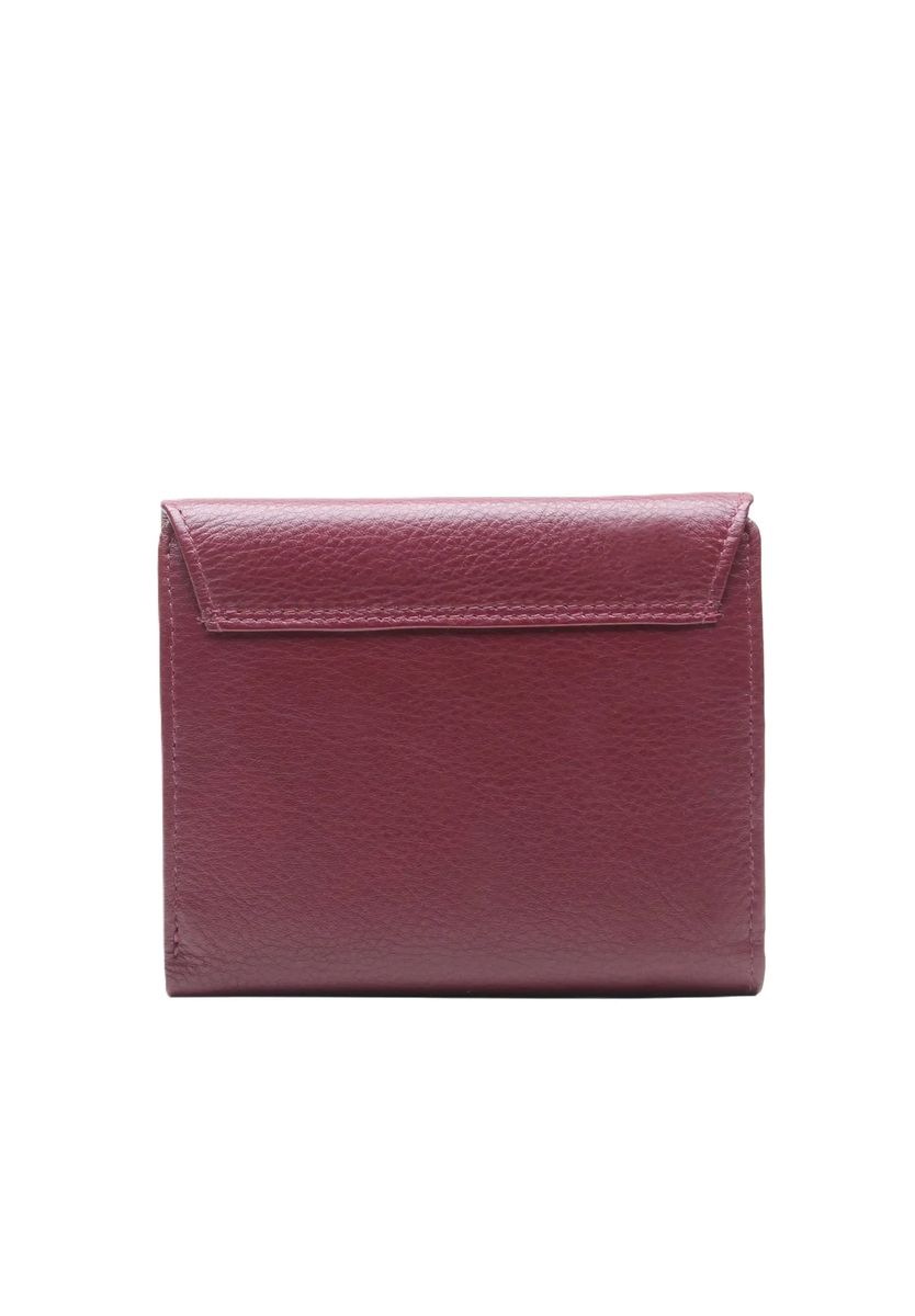 Esquire Geldbörse, Leder, Logo-Prägung, für Damen, rot