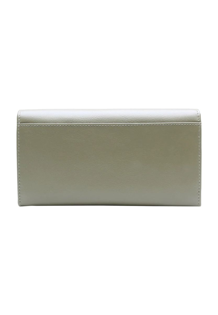 Esquire Langbörse, Leder, uni, für Damen, grün