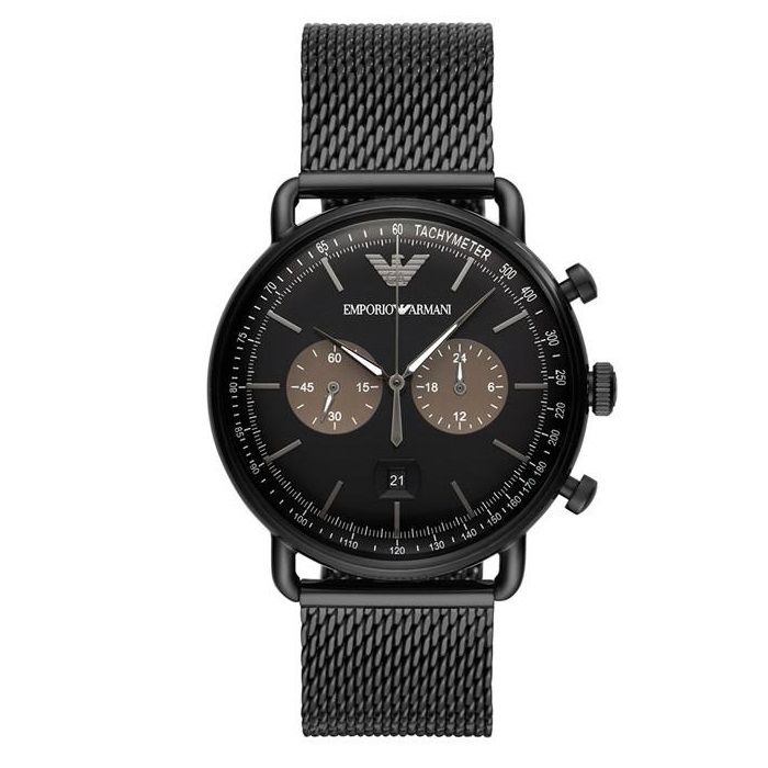 Klassische Chronograph-Uhr aus Edelstahl