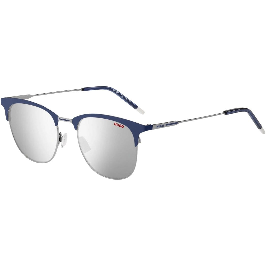 Verspiegelte Browline Clubmaster Sonnenbrille