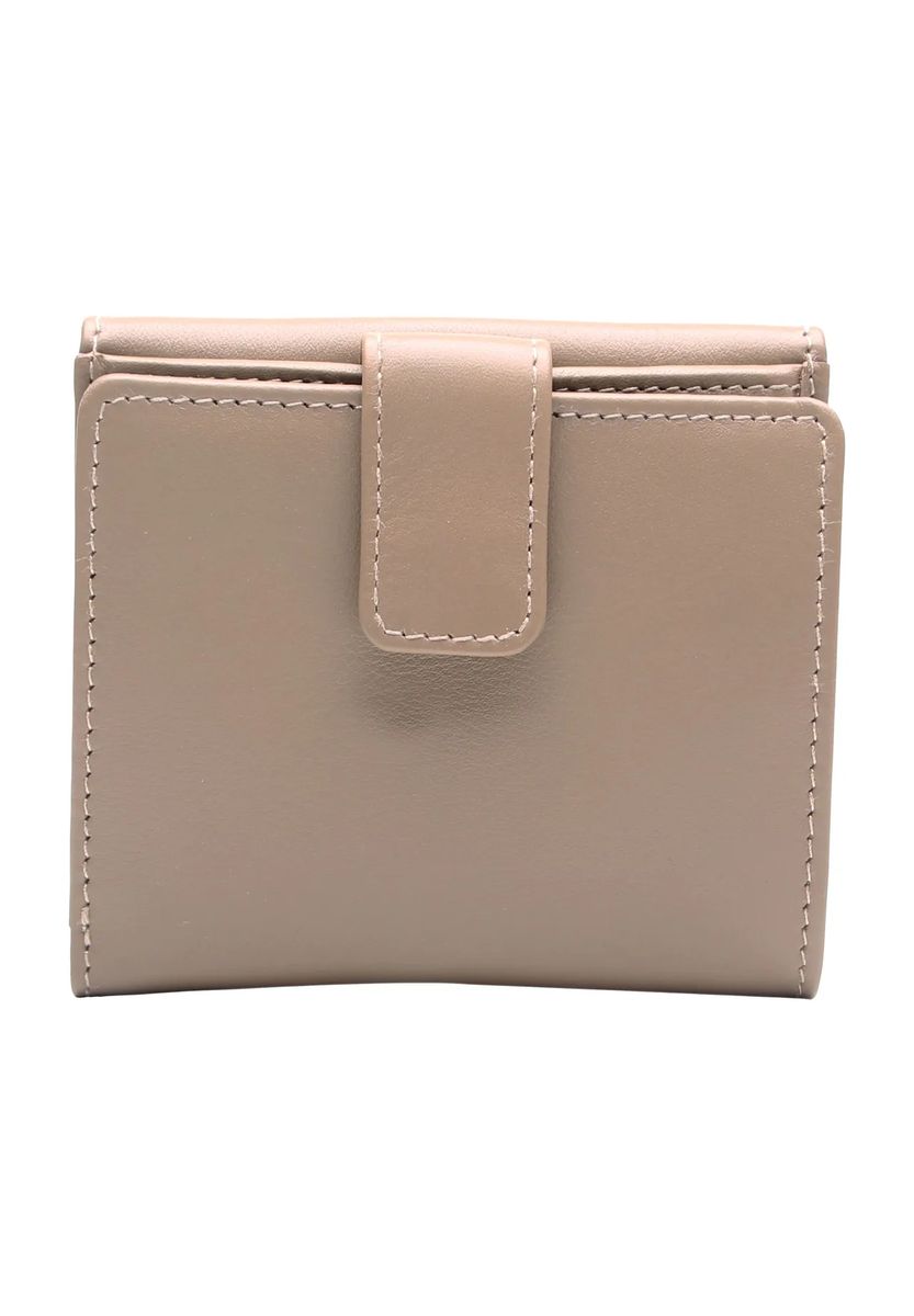 Esquire Geldbörse, Leder, Überschlag, RFID-Schutz, für Damen, beige