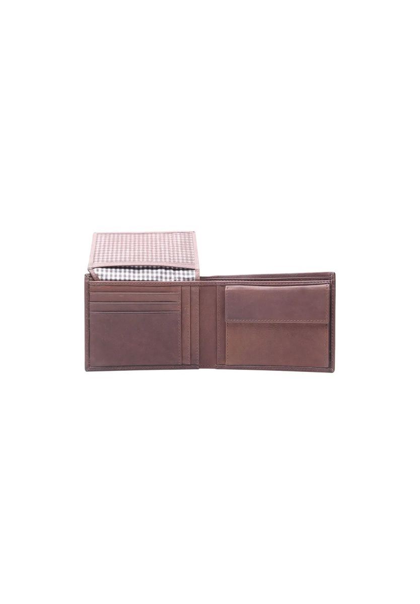 Klassische Leder-Brieftasche