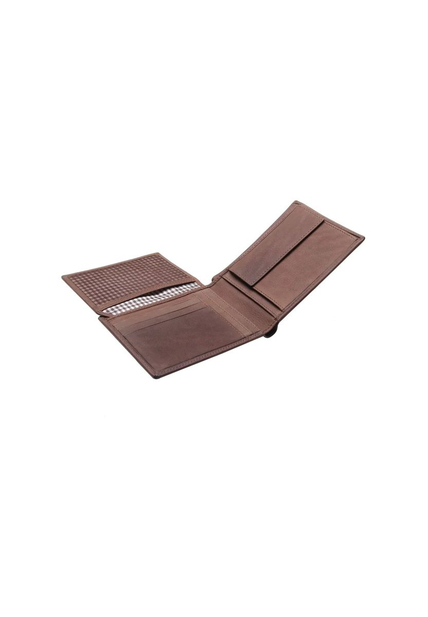 Klassische Leder-Brieftasche