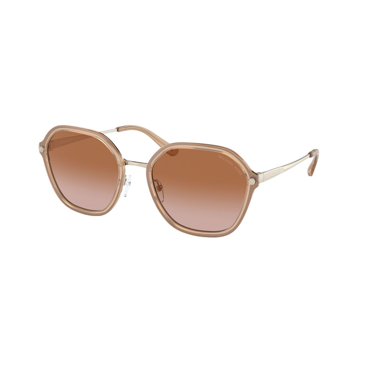 Geometrische Sonnenbrille aus Metall