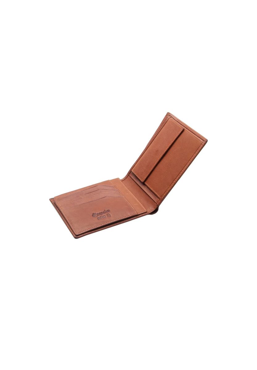 Klassische Leder-Bifold-Geldbörse