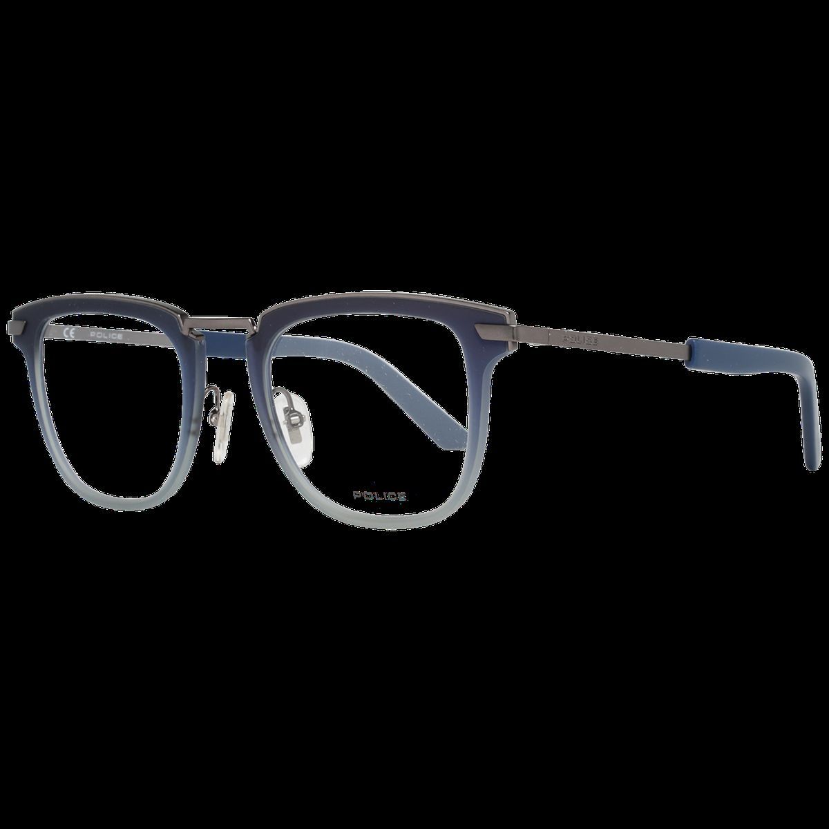 Quadratische Gunmetal Vollrandbrille