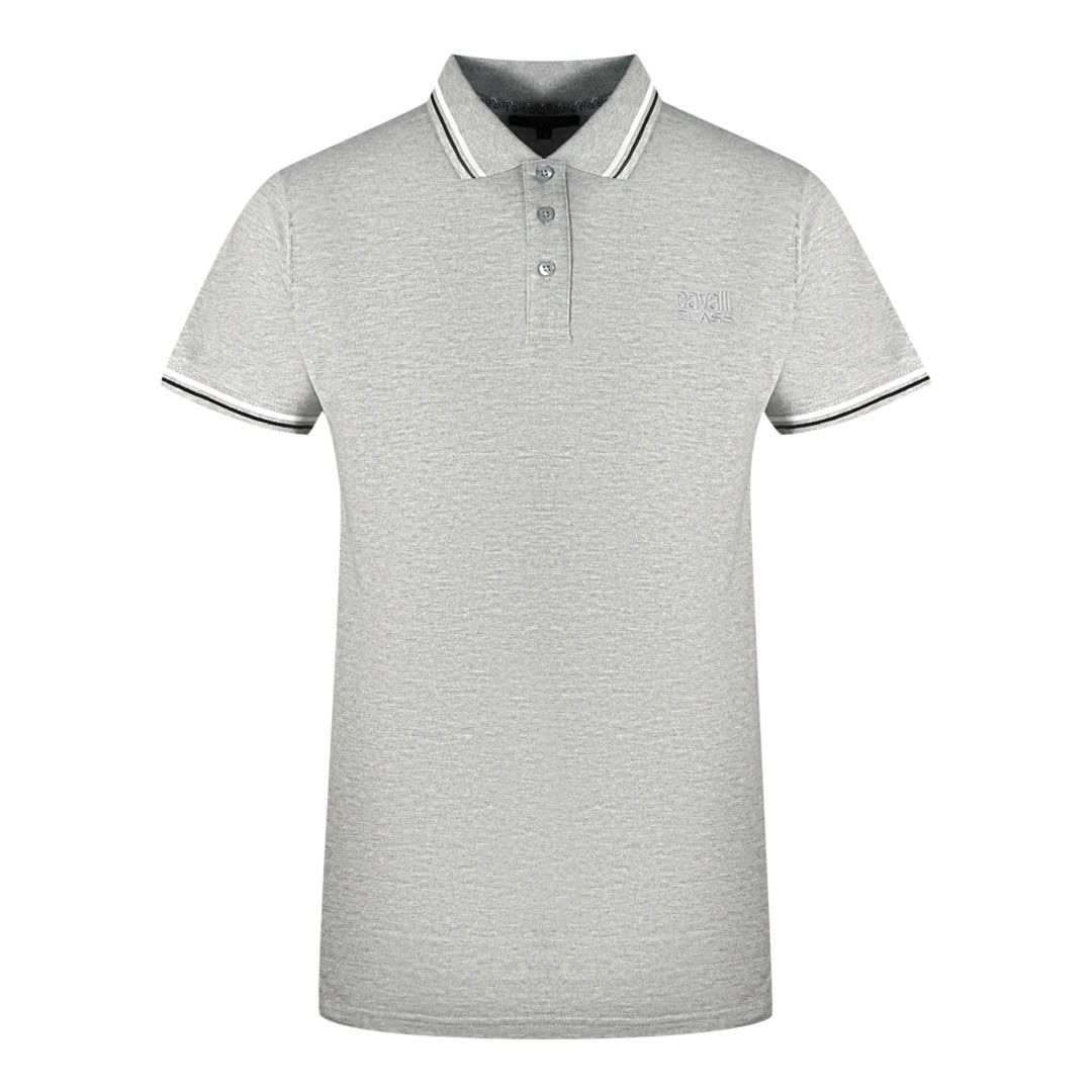 Cavalli Class Polo-Shirt mit Zwillingskragen