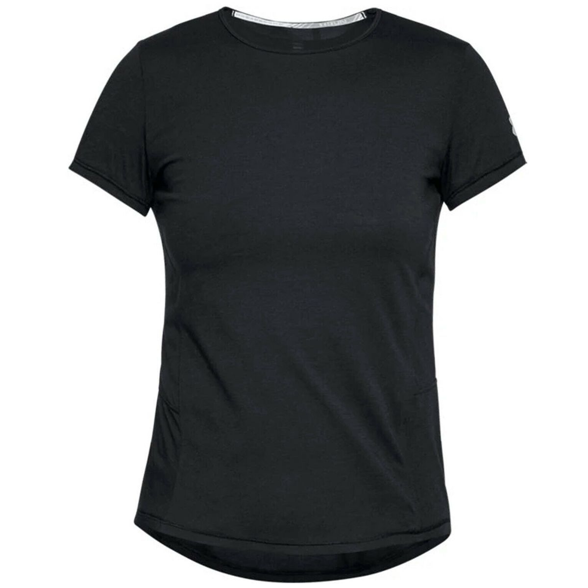 Damen Schwarzes Kurzarm T-Shirt