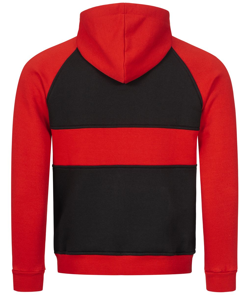 Colorblock Sweatjacke mit Kapuze