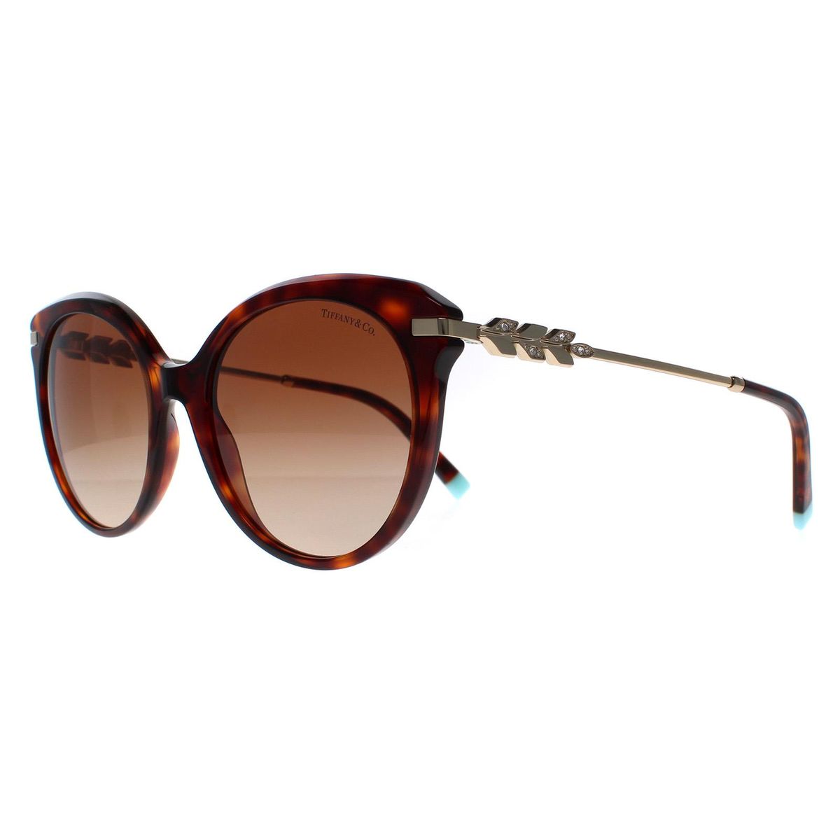 Elegante Cat-Eye-Sonnenbrille mit Farbverlauf