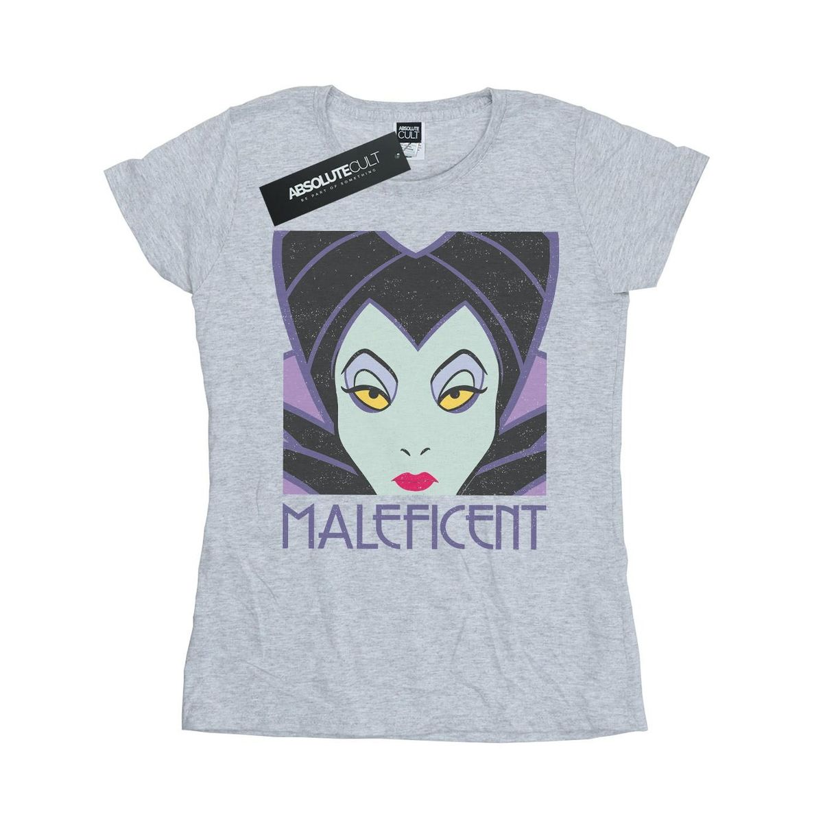 Maleficent Cropped Head Damen T-Shirt