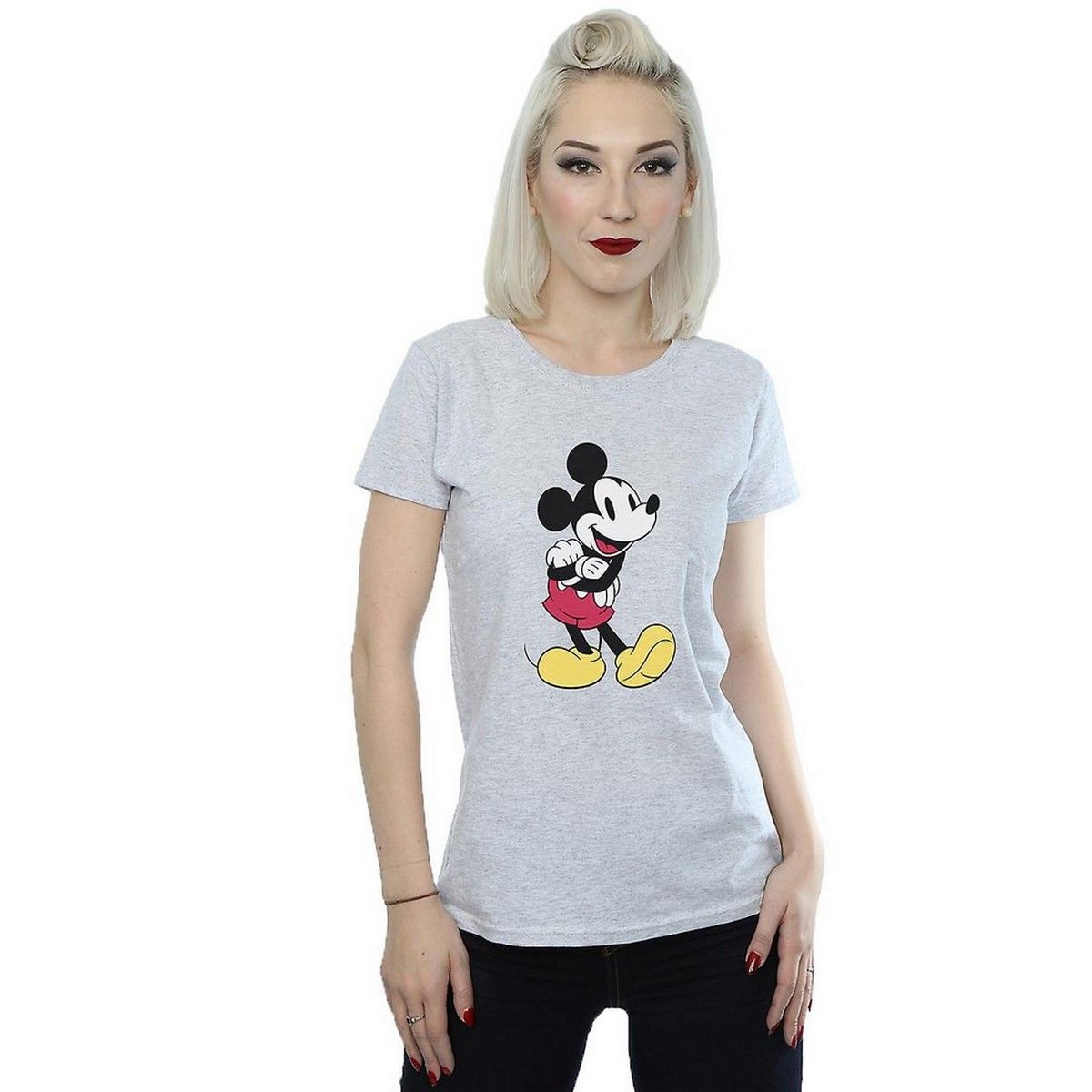 Klassisches Mickey Mouse Damen T-Shirt