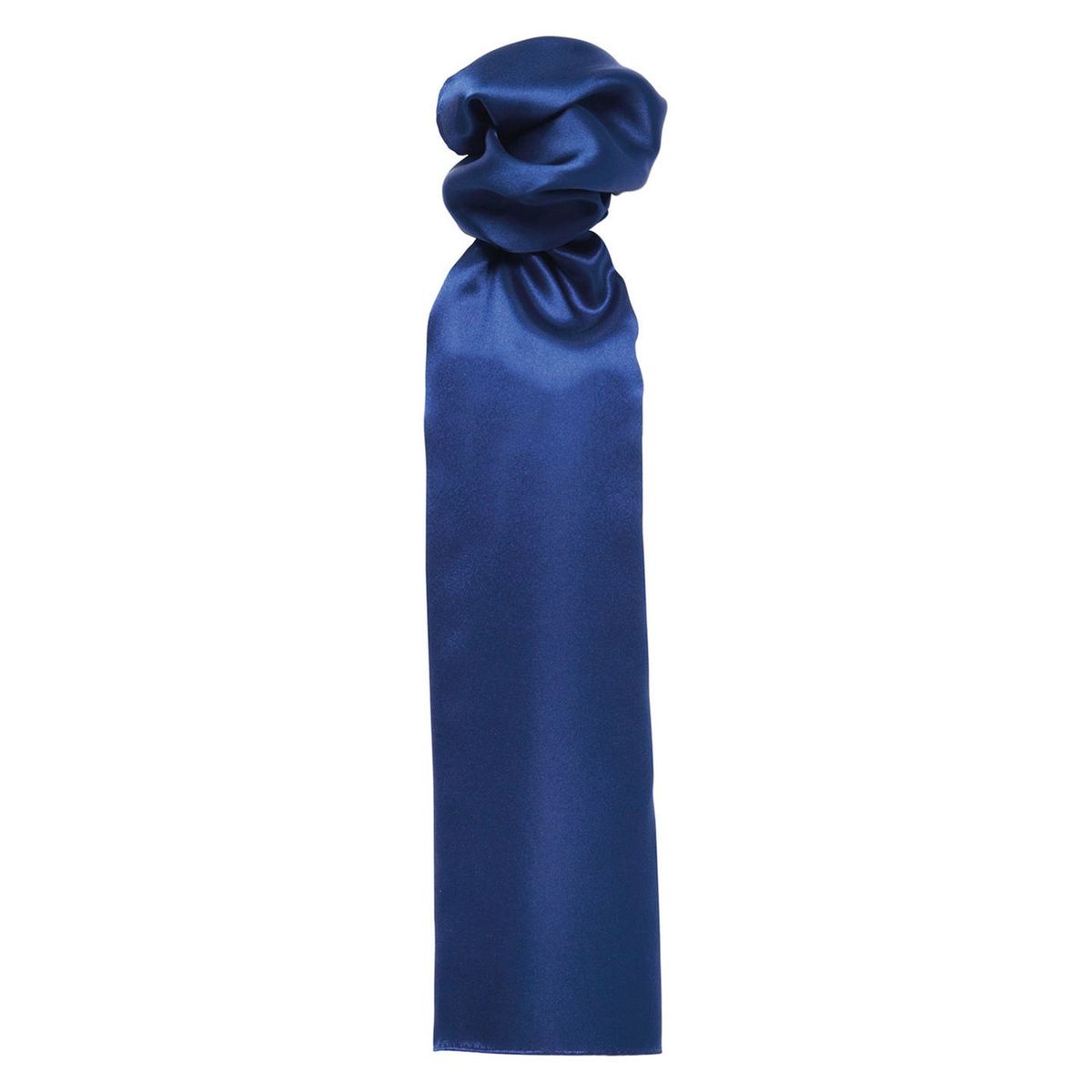 Uni-farbener Satin-Schal