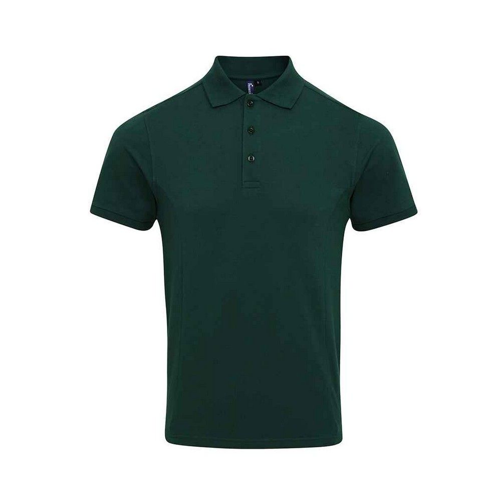 Premier Herren Coolchecker Plus Pique Polo T-Shirt (Flaschengrün)