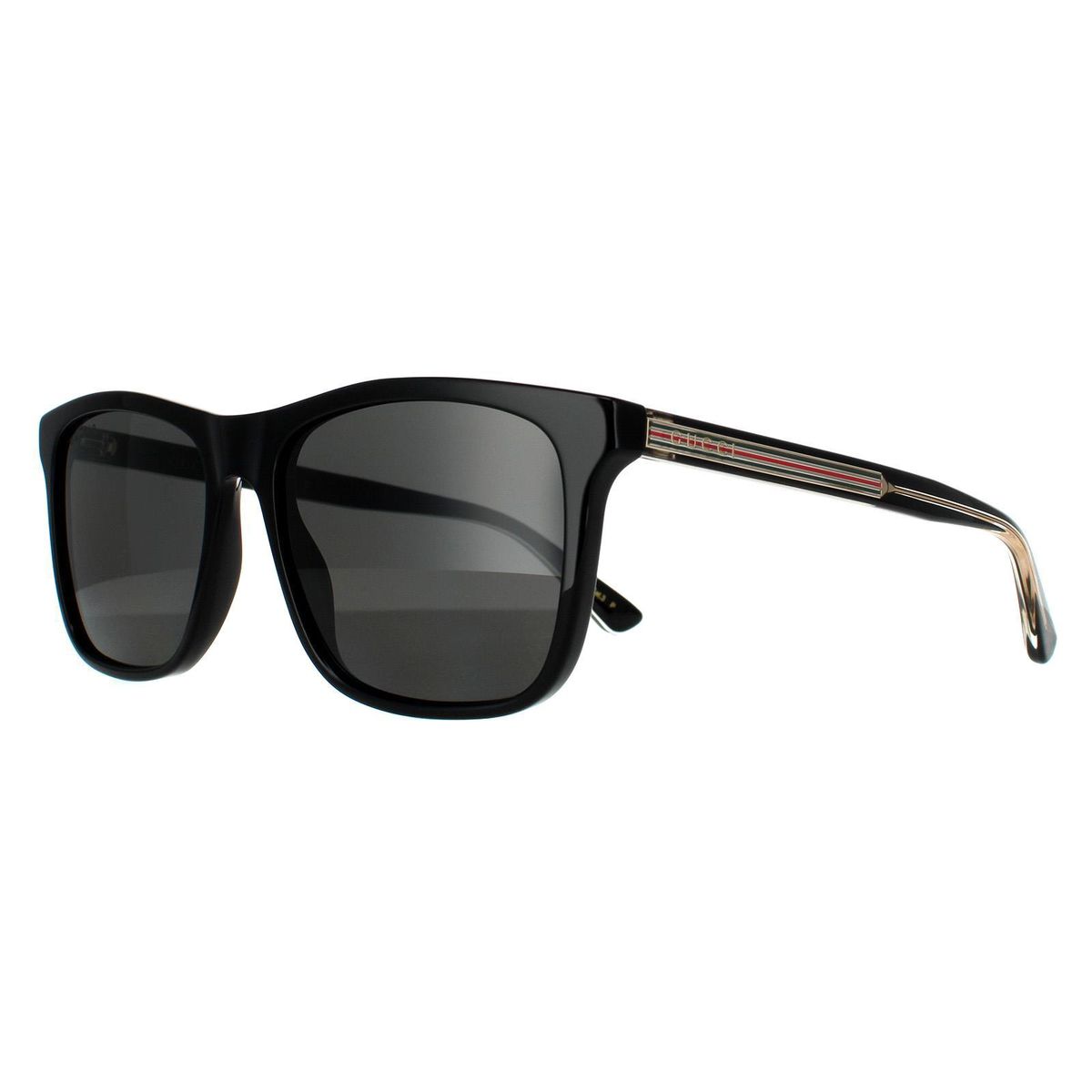Rechteckige polarisierte Sonnenbrille mit Web-Detail