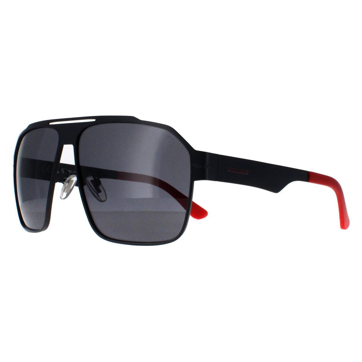 Matte graue Pilotenbrille