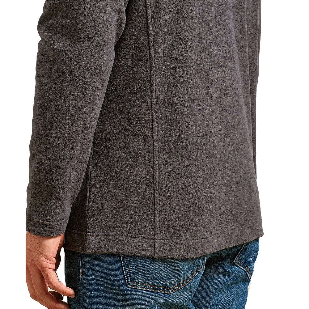 Leichtes Microfleece-Oberteil mit Reißverschluss