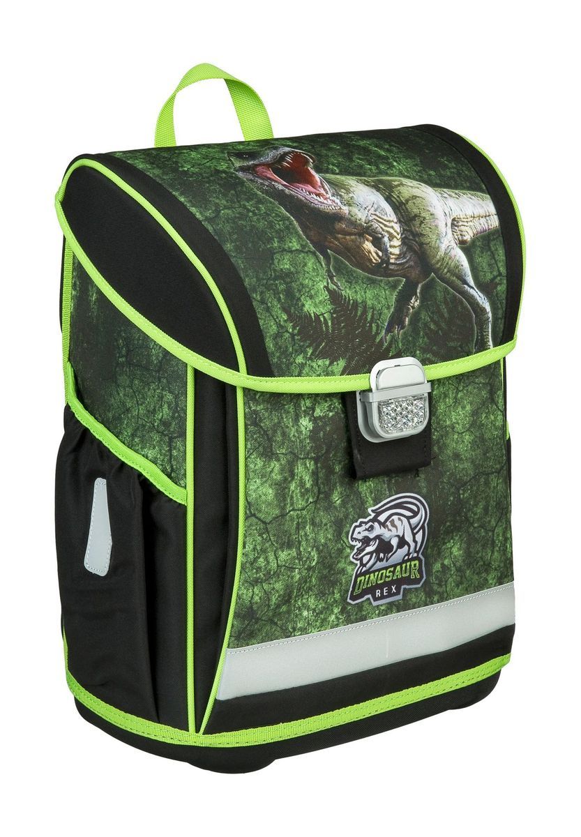 Dinosaur Rex grünes Schulranzen-Set