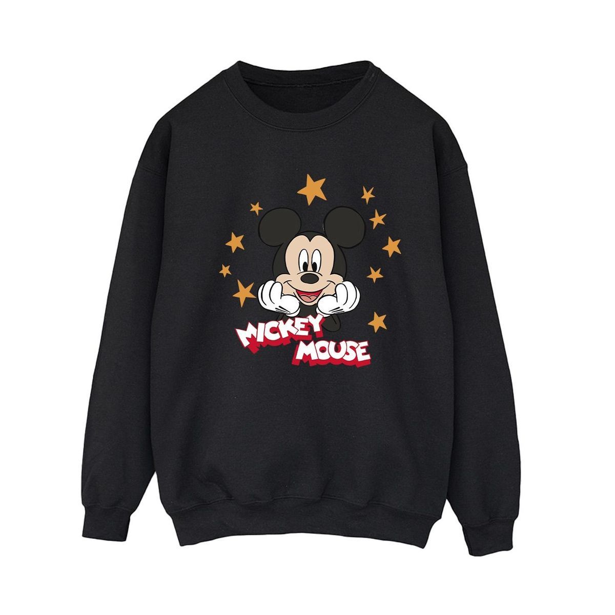 Mickey Mouse Sterne Grafik Sweatshirt