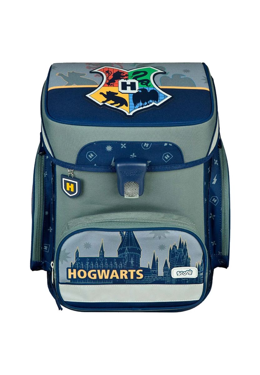 Scooli Schulranzen Set "Harry Potter", 4-teilig, blau|grün, 99
