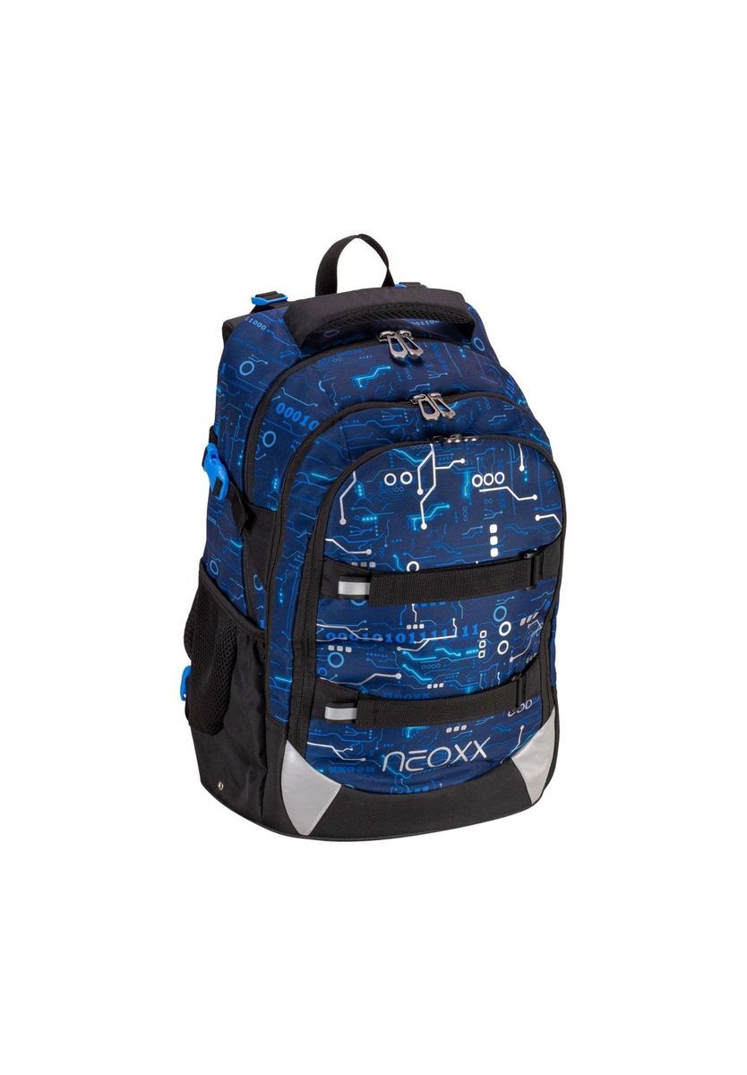 Bedruckter Schulrucksack mit gepolsterten Trägern