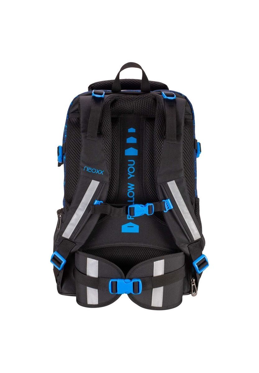 Bedruckter Schulrucksack mit gepolsterten Trägern