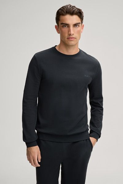 JOOP! Langarm Schwarzes Baumwollmischung Rundhals Sweatshirt