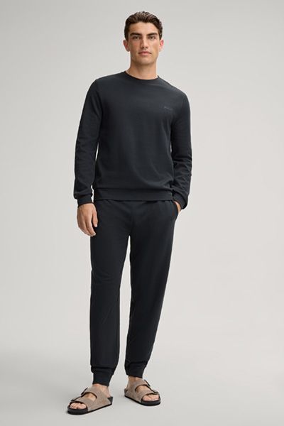 JOOP! Langarm Schwarzes Baumwollmischung Rundhals Sweatshirt