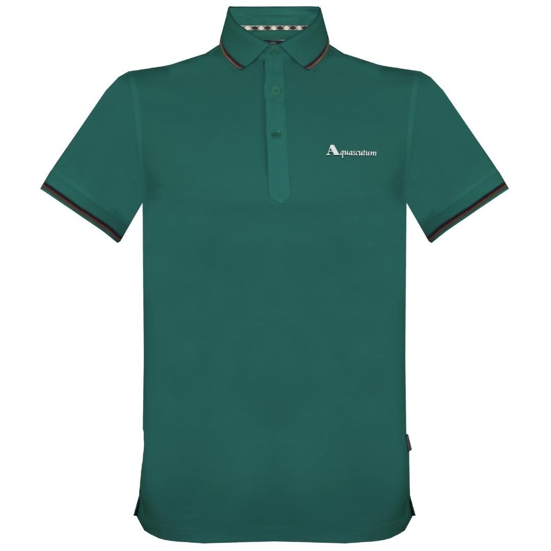 Poloshirt mit Logo-Stickerei aus Baumwollmischung